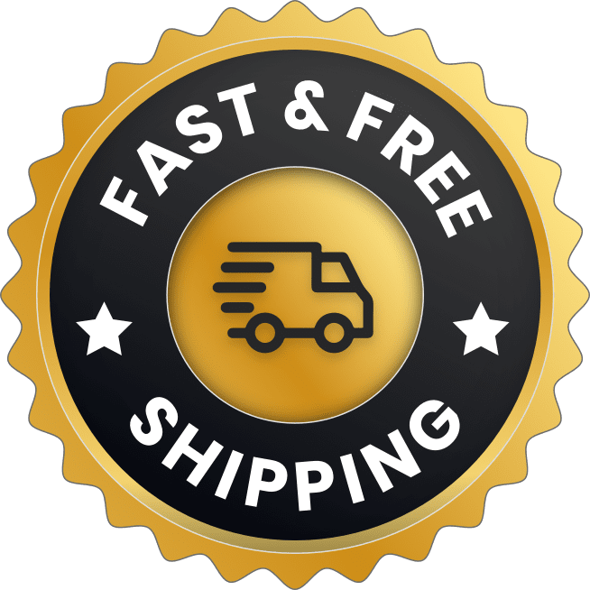 AlphaCur free shipping icon for supplement orders